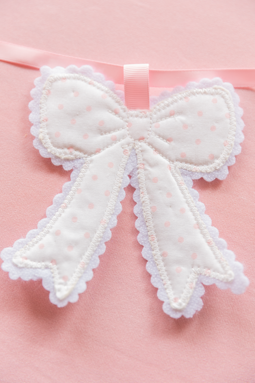 Pretty Pumpkin Patch Banner – Handmade Fabric Pumpkin & Bow Fall Garland
