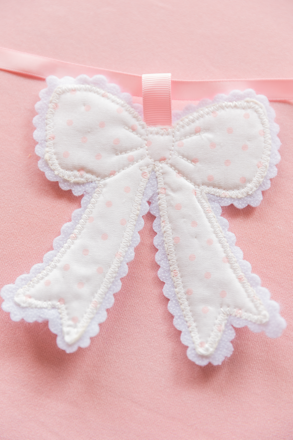 Pretty Pumpkin Patch Banner – Handmade Fabric Pumpkin & Bow Fall Garland
