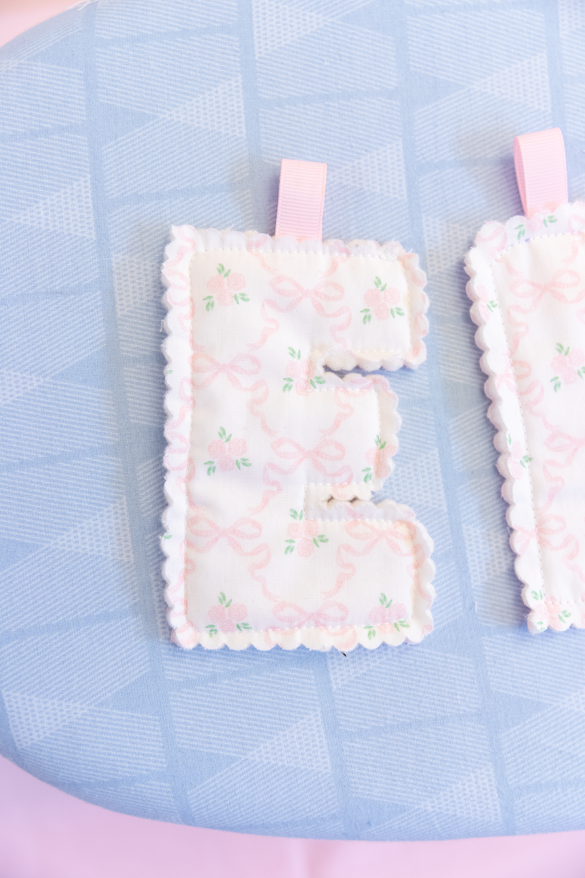 Fabric Letter Banners Printable | 8.5x11 PDF & PNG Files | Instant Digital Download