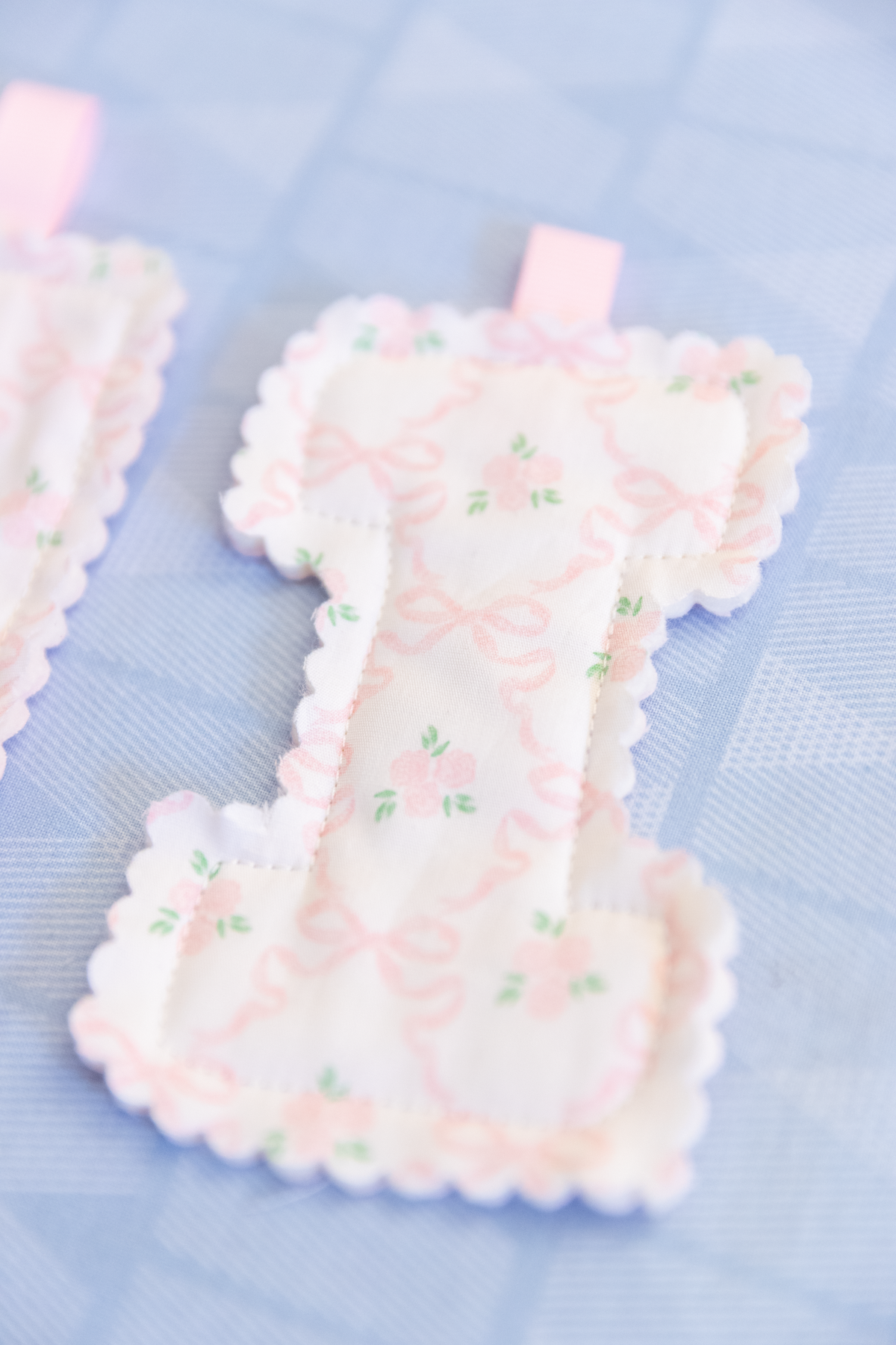 Custom Fabric Name Banner | Personalized Fabric Letter Garland