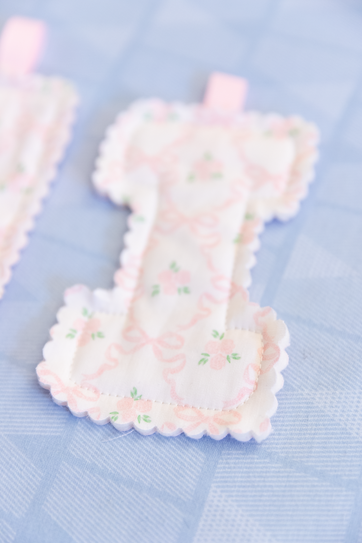 Custom Fabric Name Banner | Personalized Fabric Letter Garland