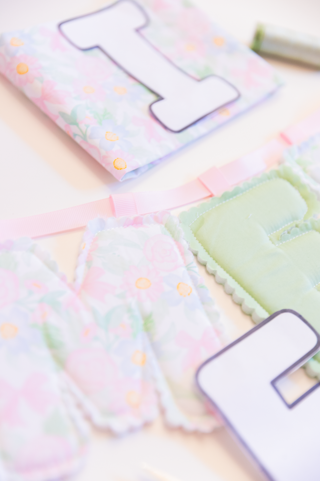 Custom Fabric Name Banner | Personalized Fabric Letter Garland