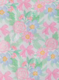 Pastel Garden Floral Appliqué Fabric by the Yard | Ready to Ship