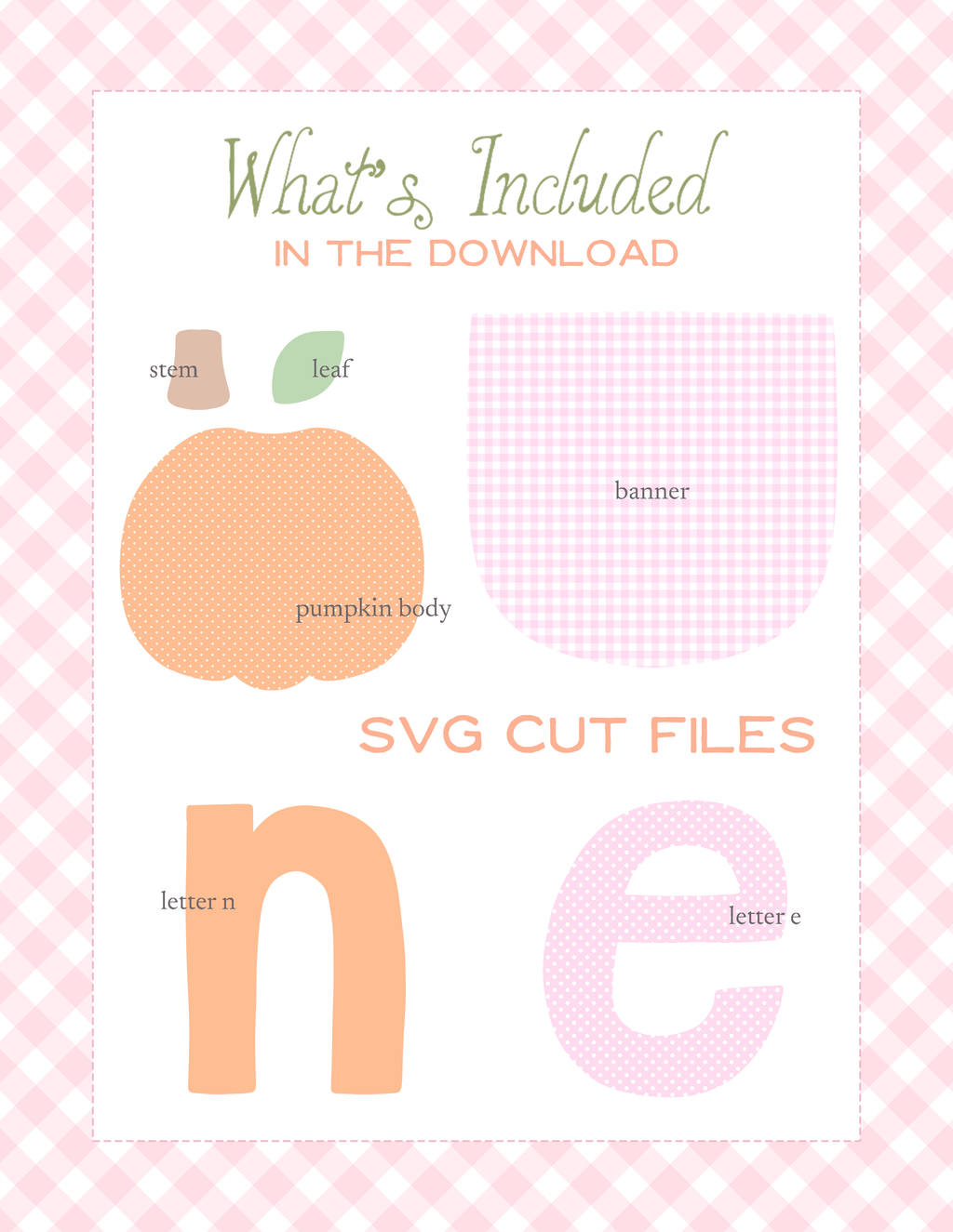 Little Pumpkin ONE Banner SVG Cut Files | Digital Download