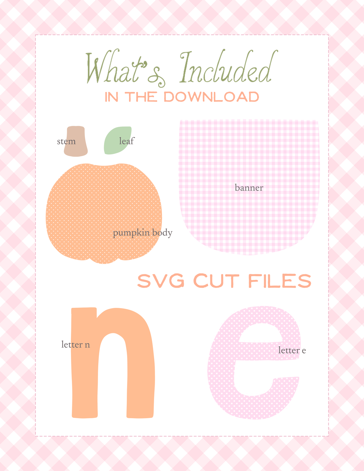 Little Pumpkin ONE Banner SVG Cut Files | Digital Download