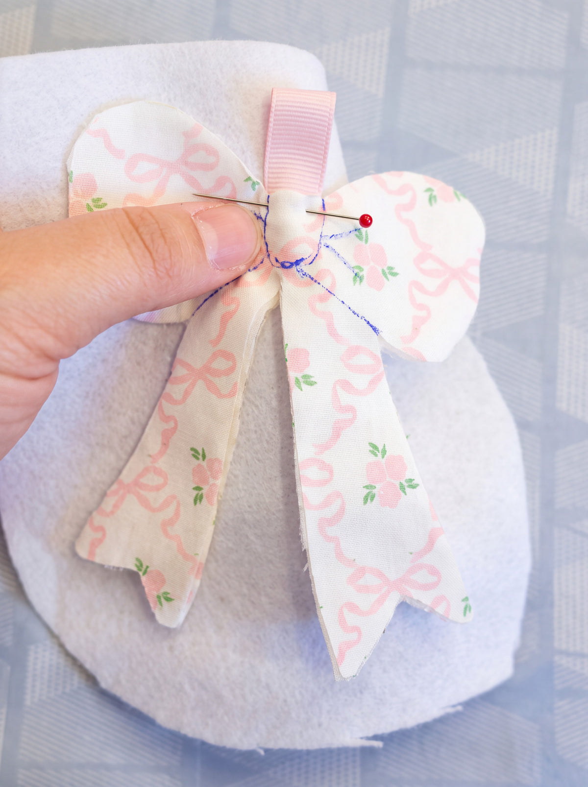 The Millie | Fall Pumpkin & Bow Appliqué Banner Printable